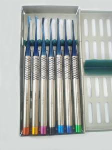 Set de 7 Piezas de Extractores y Elevadores Dentales Manuales de Acero Inoxidable de la Mejor Calidad para Implantes PDL, con Certificación CE ISO, de Grip Surgical - Product Image 1