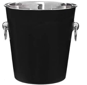 Seau à champagne moderne, haut de gamme, design attrayant, motif lisse avec finition polie brillante, idéal pour les bars. - Product Image 2