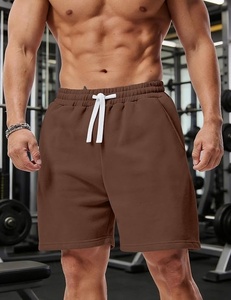 Shorts Bermuda pour Homme en Polyester 100% Vert Citron à Motif Écossais, Tissé, Décontracté, Respirant, Séchage Rapide, avec Cordon de Serrage et Poches, Taille Mi-Haute - Product Image 1