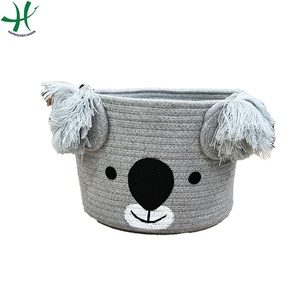 Cotton <b>Rope</b> <b>Basket</b> Natural Cotton,round Shape Food Serving Tray for Home Storage & Organization - Product Image 2