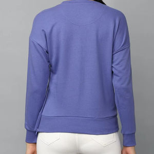 Sweat-shirts à col rond brodés en coton 100% lavé, grandes tailles pour hommes et femmes, logo personnalisé OEM, vente en ligne - Product Image 6