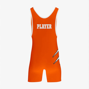 ชุดนักมวยปล้ำชายแบบใหม่ปรับแต่งได้ ระบายอากาศ แห้งเร็ว พิมพ์ลายแบบ Sublimation ผ้าสแปนเด็กซ์ ชุดยูนิฟอร์มนักมวยปล้ำ - Product Image 4