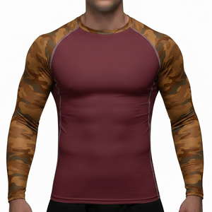 Maillot de compression respirant pour homme, vêtement de sport, fournisseur à faible MOQ - Product Image 1