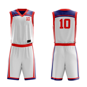 Uniforme de Baloncesto con Sublimación Personalizada de Último Estilo, Nuevo Diseño de Jersey sin Mangas y Pantalones Cortos para Venta en Línea - Product Image 1