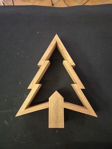 Rustic <b>Wooden</b> <b>Christmas</b> <b>Tree</b> – Handmade Holiday Decoration for a Warm and Cozy <b>Christmas</b> Home - Product Image 2
