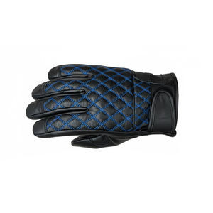 Gants de moto à doigts entiers, compatibles écran tactile, confortables, antidérapants, en cuir de vachette personnalisé - Product Image 6