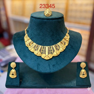 Juego de Joyería de Moda Estilo Vintage Chapado en Oro de 24K para Mujer, Envío Inmediato, Mejor Compra 2024, Fabricante Maharashtra - Product Image 1