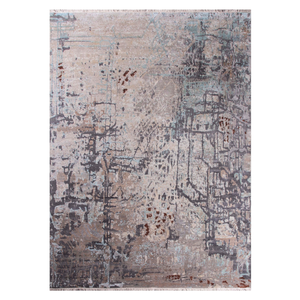 Alfombra de Lana Moderna Hecha a Mano, Personalizada, de Pelo Corto, con Diseños Artísticos Contemporáneos - Product Image 4