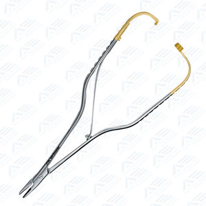 Pinza Portaagujas Olsen Hegar de 16 cm, Instrumento Quirúrgico Recto de Alta Calidad con Mordazas Lisas y Dentadas, Acero Inoxidable - Product Image 3
