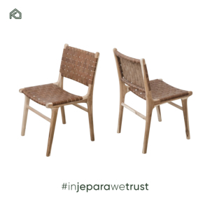 <b>Leather</b> Waterproof Modern Retro Saddle Dining <b>Chair</b> <b>for</b> Outdoor <b>Living</b> <b>Room</b> & Home Office Restaurant Use - Product Image 4