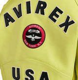 Chaquetas de Cuero Avirex Personalizadas de Alta Calidad para Hombre, Chaqueta de Cuero Avirex Color Amarillo Cordero al por Mayor - Product Image 6