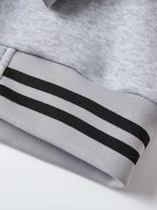 Hot Selling Custom <b>Men's</b> Winter Varsity <b>Jackets</b> <b>White</b> Sleeves Front Logo Custom Colors & Logo 100% Cotton-Wool Casual Outerwear - Product Image 5