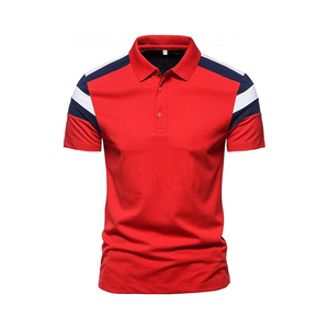 Polo de manga corta para hombre, con logotipo bordado personalizado, tallas grandes, 100% algodón, tela PK especial, informal. - Product Image 1