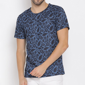 เสื้อยืดผู้ชายผ้าฝ้าย 100% ดีไซน์เรียบง่าย แขนสั้น คอกลม แฟชั่น ขายส่งจำนวนมาก รับผลิตแบบ OEM ODM สกรีนโลโก้ตามสั่ง - Product Image 1