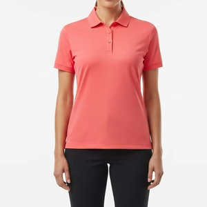 Polo pour femme de haute qualité, respirant, écologique, séchage rapide, tissu tricoté doux, vêtement décontracté pour femme - Product Image 4