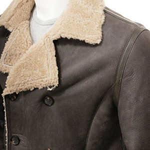 Veste en cuir véritable pour homme, prix de gros, confortable et respirante, style streetwear, veste d'hiver en cuir de haute qualité - Product Image 4