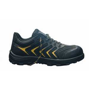 Chaussures de sécurité noires en maille mi-montantes, sportives, à lacets, anti-perforation, antistatiques, respirantes, en maille tricotée, avec embout en acier, pour l'industrie minière - Product Image 2