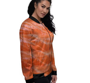 Blouson Bomber en Satin pour Femme 2025 – Logo Personnalisé, Imperméable, Écologique, Haute Qualité – Coupe-Vent Hiver Tendance Automne - Product Image 2