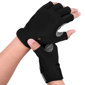 Gants de navigation en cuir synthétique, protection UV, adhérence durable, respirants, confortables, fermeture auto-agrippante, unisexe, pour sports nautiques - Product Image 5