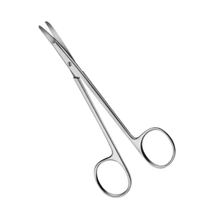 Ciseaux chirurgicaux Kilner 110 mm en acier inoxydable, lames courbées à bout arrondi, instruments tranchants - Product Image 2