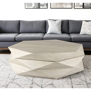 Handcrafted Mango Wood <b>Hexagonal</b> <b>Shelf</b> | Wholesale B2B Pricing - Product Image 2