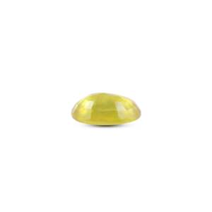 Handcrafted 7.35 Carat Oval Cut Yellow Sapphire Loose Gemstone for Fine Jewelry - Product Image 3