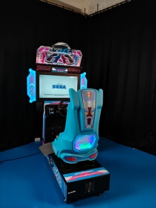 Simulateur de course automobile Champion (Édition Bleue & Rouge) – Cabinet de jeu de course électronique de luxe pour deux joueurs, connectable - Product Image 6