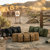 Étui tactique pour fusil long de 55 pouces, sac à dos pour fusil, sac de rangement de grande capacité avec 3 pochettes Molle pour la chasse