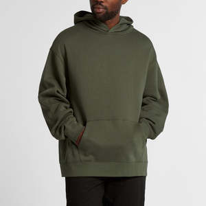 Sudadera con Capucha Extra Grande para Hombre, Sudadera con Capucha de Color Sólido, Informal, Corte Regular, Ropa de Invierno, 100% Algodón, Transpirable, con Bolsillo - Product Image 3