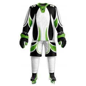 2026OEM Ensemble uniforme de sport en polyester respirant et confortable pour homme adulte, maillot et short de hockey sur glace, haute qualité, personnalisé, 7V7 - Product Image 3