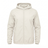 Veste coupe-vent de course personnalisée, col montant, imperméable, légère, coupe-vent, séchage rapide, pour l'entraînement, la gym, les sports