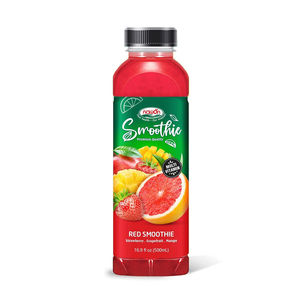 Red <b>Smoothie</b> Strawberry Grapefruit Mango Bulk Supply Premium PET <b>Bottle</b> 500ml Wholesale Beverage Factory Direct - Product Image 2