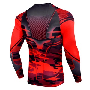 2026 High Quality Cheap Price MMA <b>Compression</b> Rash Guard Wholesale Unisex Custom Printed Jiu Jitsu Rashgurad Spandex/Polyester - Product Image 5