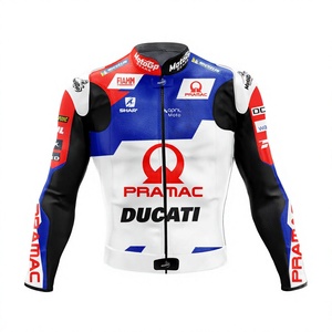 Johan Zarco Rucati Racing Leather Suit 1Pc Cowhide/Kangaroo Moto Track/Riding MotoCp Jumpsuit/Traje para Biker Level 2 Armor - Product Image 3