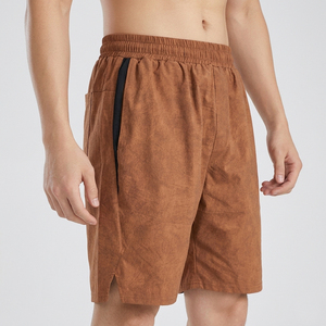 Pantalones Cortos de Gamuza Personalizados para Hombre, de Lujo, con Cintura Elástica Texturizada, Casuales de Verano, para Gimnasio, con Bolsillos - Product Image 4