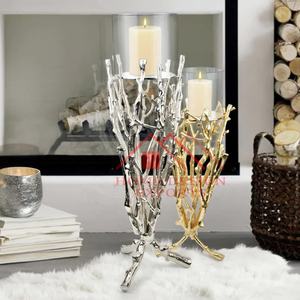 2025 Decoraciones para el hogar, hoteles y decoración de oficina, candelabro de rama de árbol moderno, acabado antiguo plateado - Product Image 6