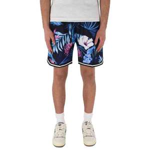 Custom Casual Solid Sublimation Double <b>Layered</b> 100% Polyester Canvas Breathable Anti-Wrinkle Quick Dry Drawstring Closure Shorts - Product Image 3