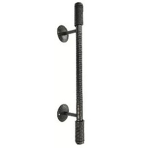 Modern Cast Iron Bar Pull Handle with Black Finish for Bedroom Cabinets <b>Cupboards</b> & Wardrobes - Product Image 4