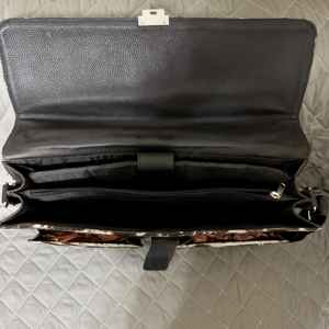 Sac à main pour ordinateur portable en cuir de vachette véritable vintage, sac à main pour affaires, sac messager léger, grande capacité LPBH-0002 - Product Image 4