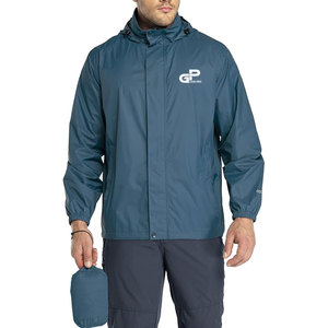 เสื้อแจ็คเก็ตกันลมสำหรับผู้ชายระดับพรีเมียม รับผลิตแบบ OEM ODM ปักโลโก้ตามสั่ง น้ำหนักเบา กันน้ำ กันลม รับผลิตแบรนด์ส่วนตัว พิมพ์ลายสกรีน - Product Image 1