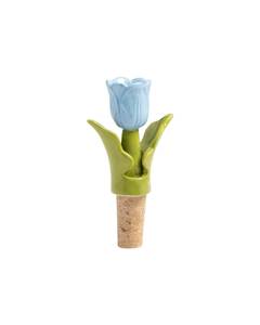 Bouchon de bouteille de vin en céramique artisanale avec bouchon en liège, accessoire de scellage décoratif réutilisable pour la maison, le bar, le restaurant et les caves à vin - Product Image 6