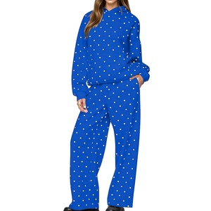 Ensemble de survêtements surdimensionnés en tissu éponge pour distributeur de survêtements de marques de vêtements américaines, coupe épaules tombantes - Product Image 2