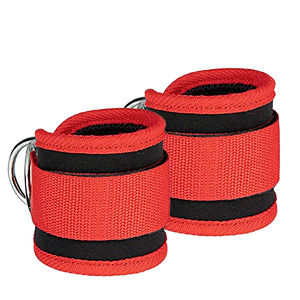 Premium Non-Slip Breathable Polyester <b>Ankle</b> Straps for Cable Machines Padded for Glute Kickbacks Leg Workouts Strength Training - Product Image 2