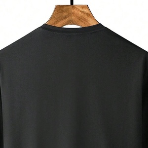 T-shirt en jersey 100 % coton pour homme, grande taille, manches courtes, coupe classique, écoresponsable, streetwear, impression personnalisée, OEM ODM - Product Image 2