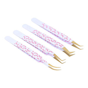 Pince à épiler professionnelle en acier inoxydable anti-magnétique pour extensions de cils, outil de précision à prix compétitif - Product Image 5