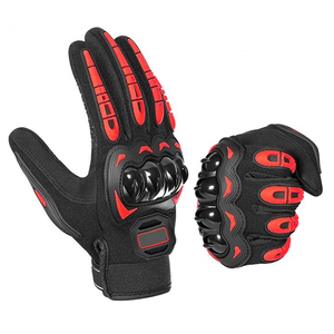 Nouveaux modèles de gants de motocross unisexes en cuir véritable, imperméables, compatibles avec les écrans tactiles, personnalisables, pour le motocross, les sports de plein air - Product Image 2