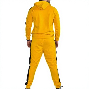 Ensemble de jogging à capuche personnalisé en molleton, streetwear 100% coton pour homme, entraînement professionnel en salle de sport, respirant, coupe ample, athlétique de qualité supérieure - Product Image 3