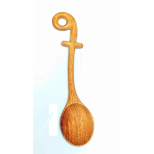 Cuillère décorative en bois en forme de note de musique, fabriquée à la main au Vietnam, vente en gros, étiquette personnalisée, cuillère artisanale - Product Image 5