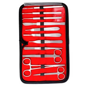 Ensemble d'outils de dissection manuels en acier inoxydable (ciseaux et pinces) pour usage en laboratoire éducatif par Grip Surgical - Product Image 6