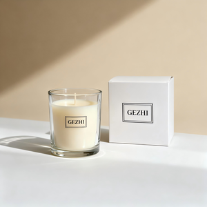 Bougies en cire de soja transparentes personnalisées avec étiquette privée, 6oz-12oz, écologiques, longue durée, pour les fêtes de Diwali, avec boîte - Product Image 2